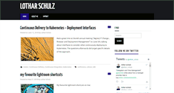 Desktop Screenshot of lotharschulz.info